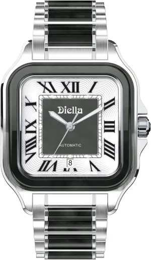 Wrist Watches for Men and Women with Jade Diella enroll daylight Rectangle Automatic 