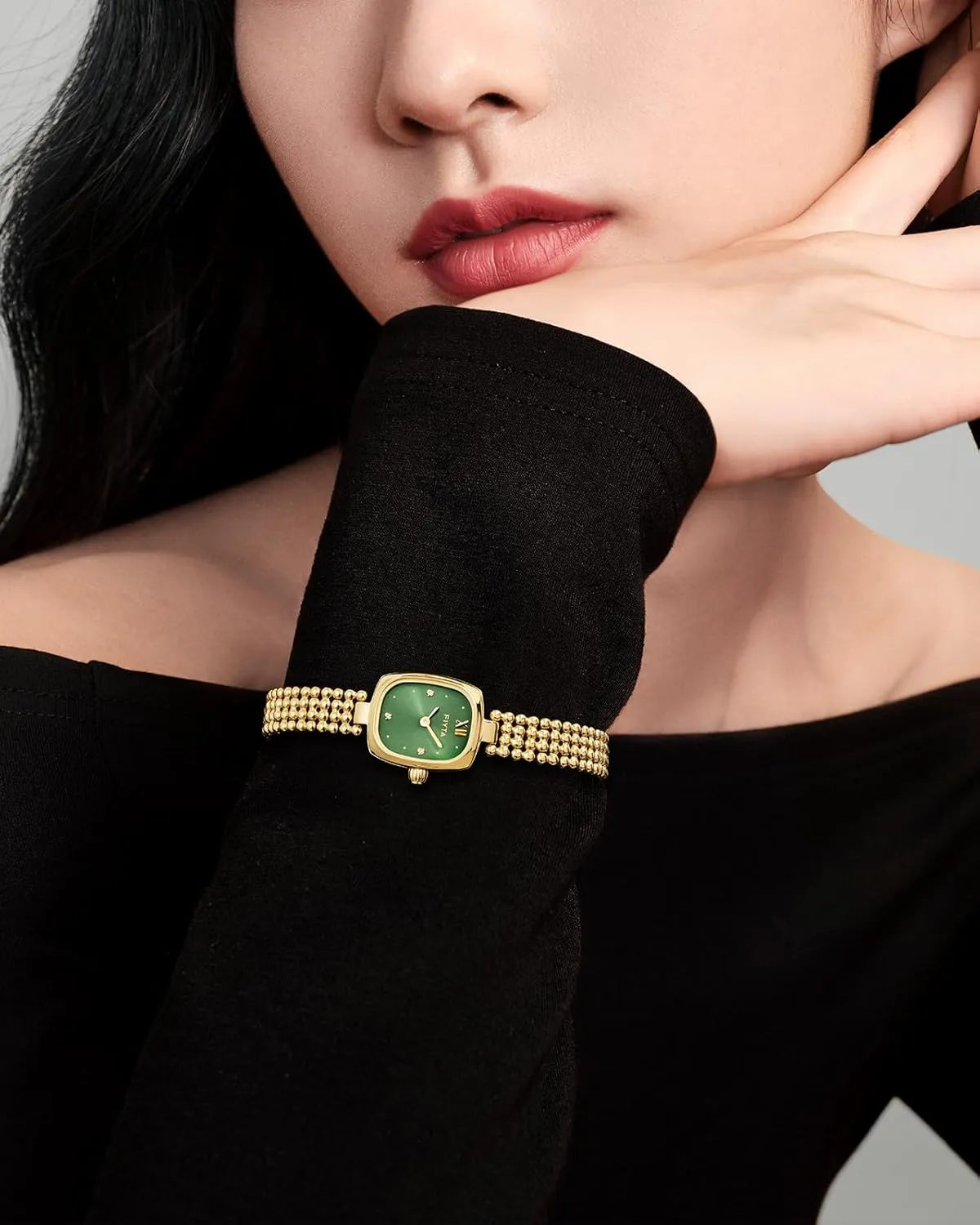 Wrist Watches Stainless Steel Dainty Small Gold televise advertisement syllabus inconspicuous tectonics conduct Watch with Link Removal Tools and Gift Box for Women and Love Ones Gold Watches for Women Vintage Ladies 