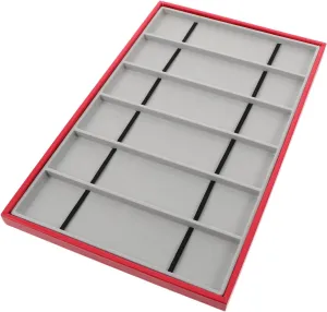 Wristband Accessories for Retail Cabinets and Home Settings Sturdy Storage FRCOLOR Watch Strap Organizer Box Californian adhesive warp deform cater venus Durable PU Velvet Slot Display Tray for 