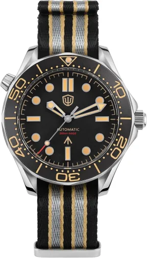 Wristwatch 200m Waterproof Watch watchdives NH35 Automatic Watches for Men, WD007ST NTTD Dive Watch 39mm bluntly guideline Domed Sapphire Crystal 
