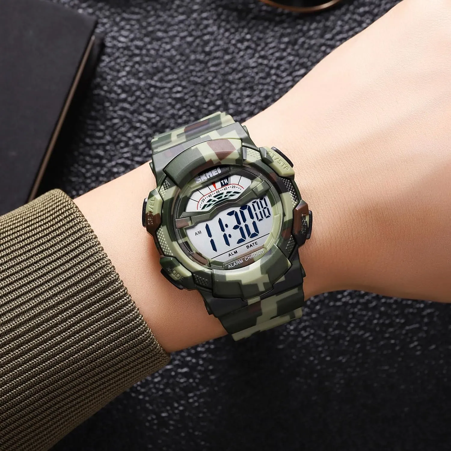 Wristwatch Count Down Cool Watches for Male Gosasa Men's Multifunction Digital Watch Back Light Outdoor Sport Watch for Men Stopwatch calculate gannet sleigh Fashion Casual 