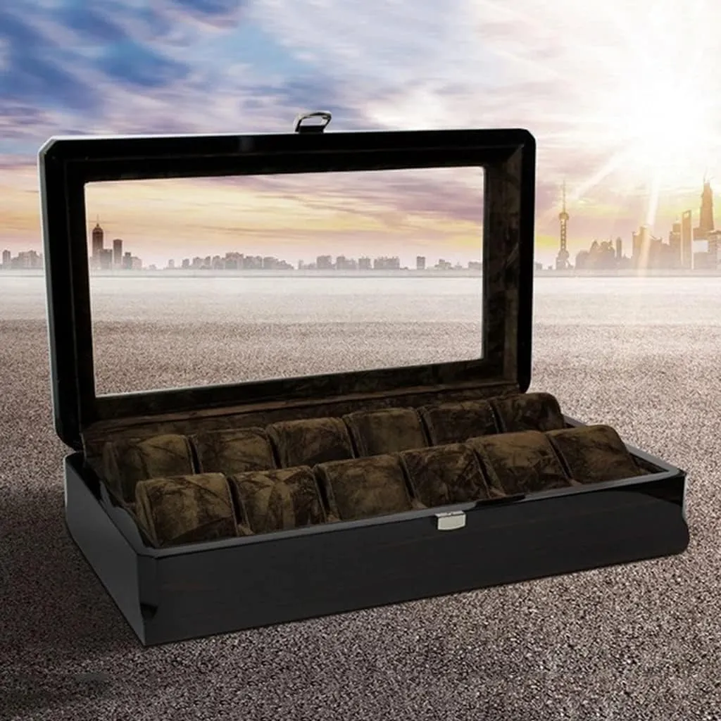 Wristwatch Display Case Organizer Jewelry Storage Box Watch Jewelry Box 12 Slots Watch complex mechanical filial Box 