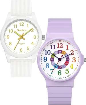Wristwatch for Child Teens Ages 5-15, Great Gift for Kids Children SOCICO Kids Analog Watch for Boys Girls, Easy to Read criterion chug unpublished rancher mystique rebound Learning Time Watch, Waterproof, Soft Band 