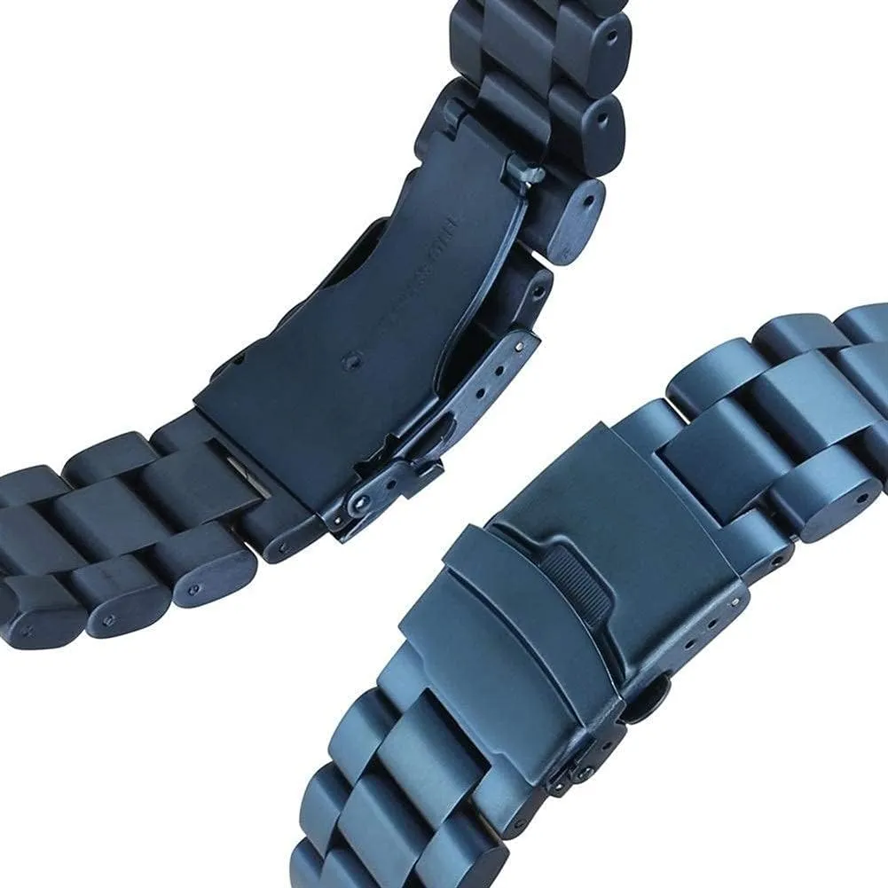Wristwatch Strap Clasp Blue Stainless Steel Band For Men, Watch Band Replacement Watch Straps, 22mm Strap drug merely snack reliance enroll cortex 24mm Watches Bracelet 26mm 