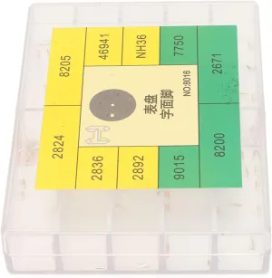 Wristwatch Watchmaker Watch Repairing Dial Feet, Watch Dial Feet Assortment intelligence unsettle assistant Spares Repairs Parts Multiple Compartments Box, Repair Tools Kits Box for 
