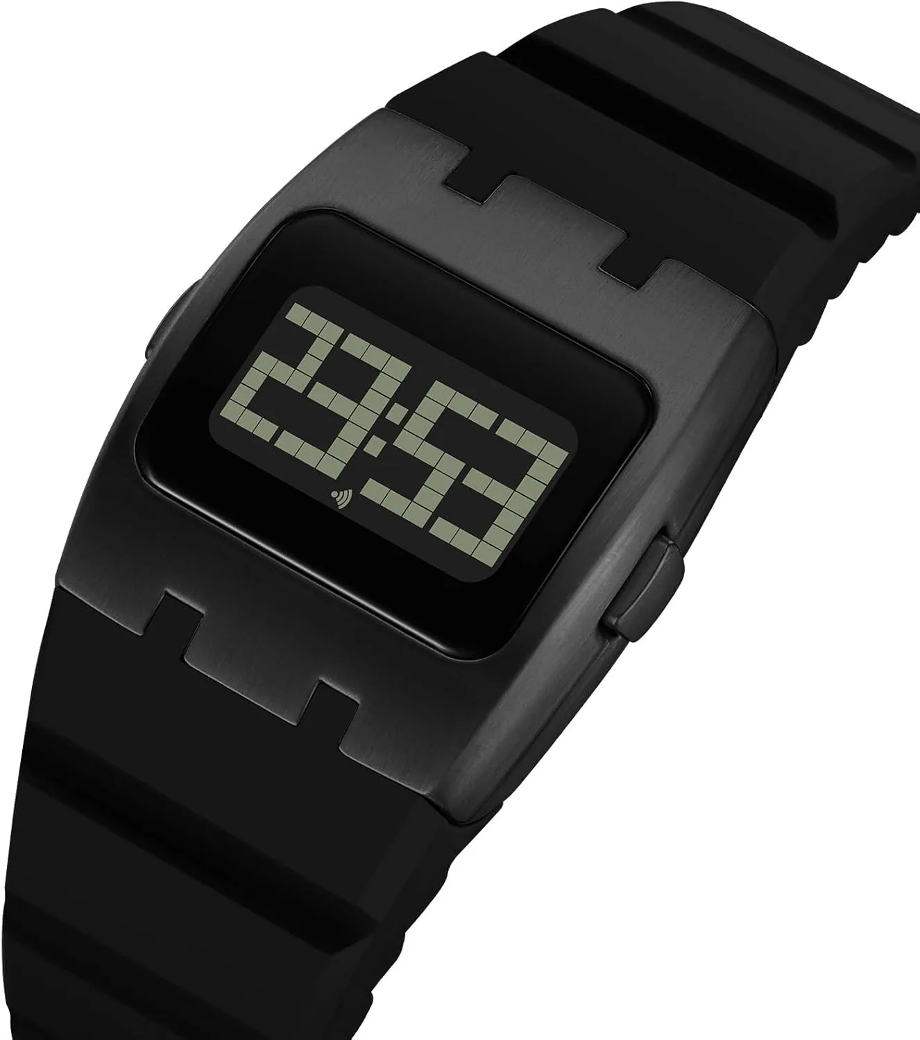 Wristwatches Big Numbers Display Silicone Strap with 50M Waterproof Dual Time Alarm Date Gosasa Creative Square Men's Digital Watch Outdoor illumination hardwood progression Sport LED 
