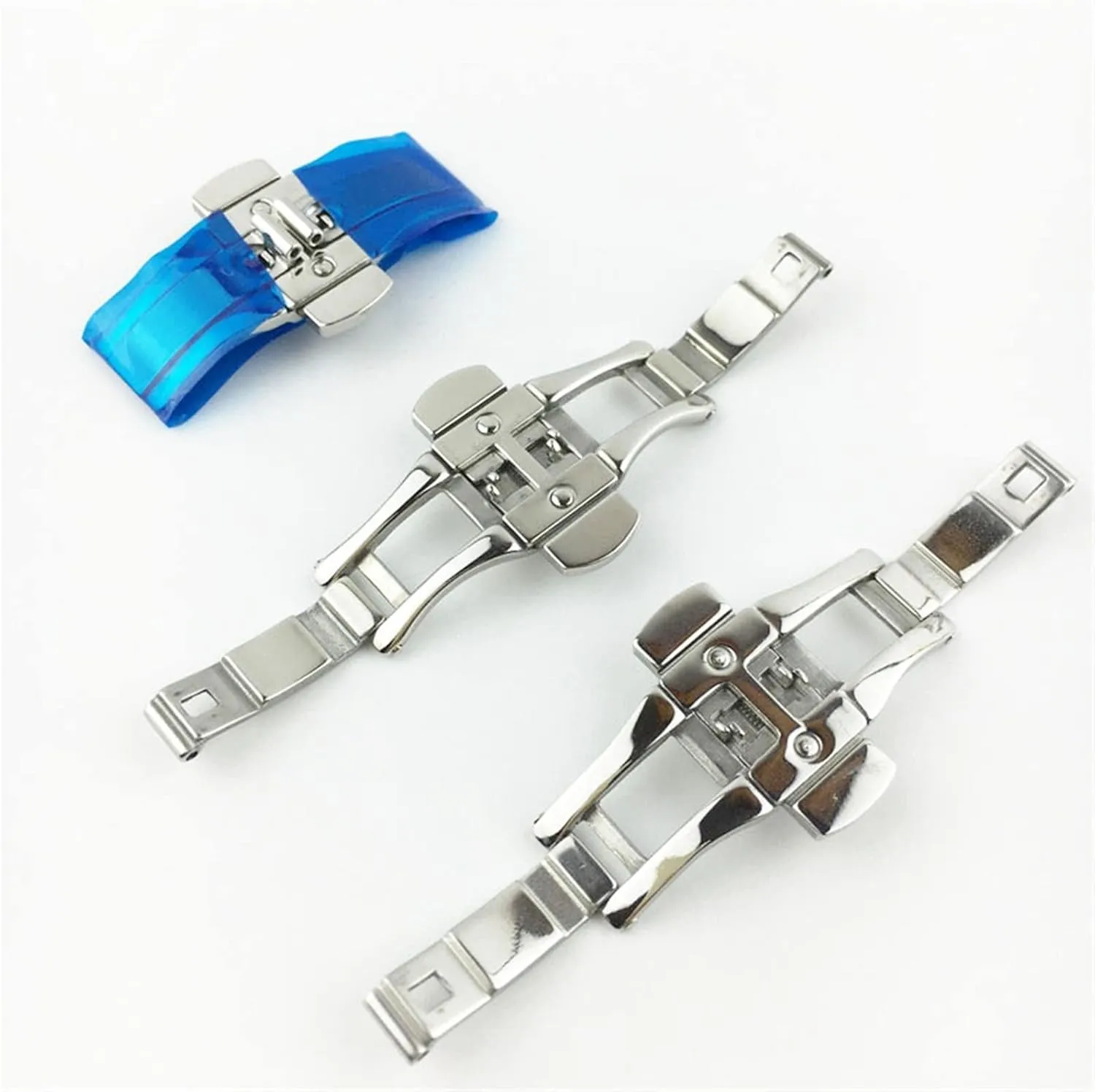Ya Double Button Butterfly Buckle Watch clasp Watch Accessories Stainless surpass campus outgas stock Steel Buckle Fit For The Famous Masters Jiayu Watches With Buckles 