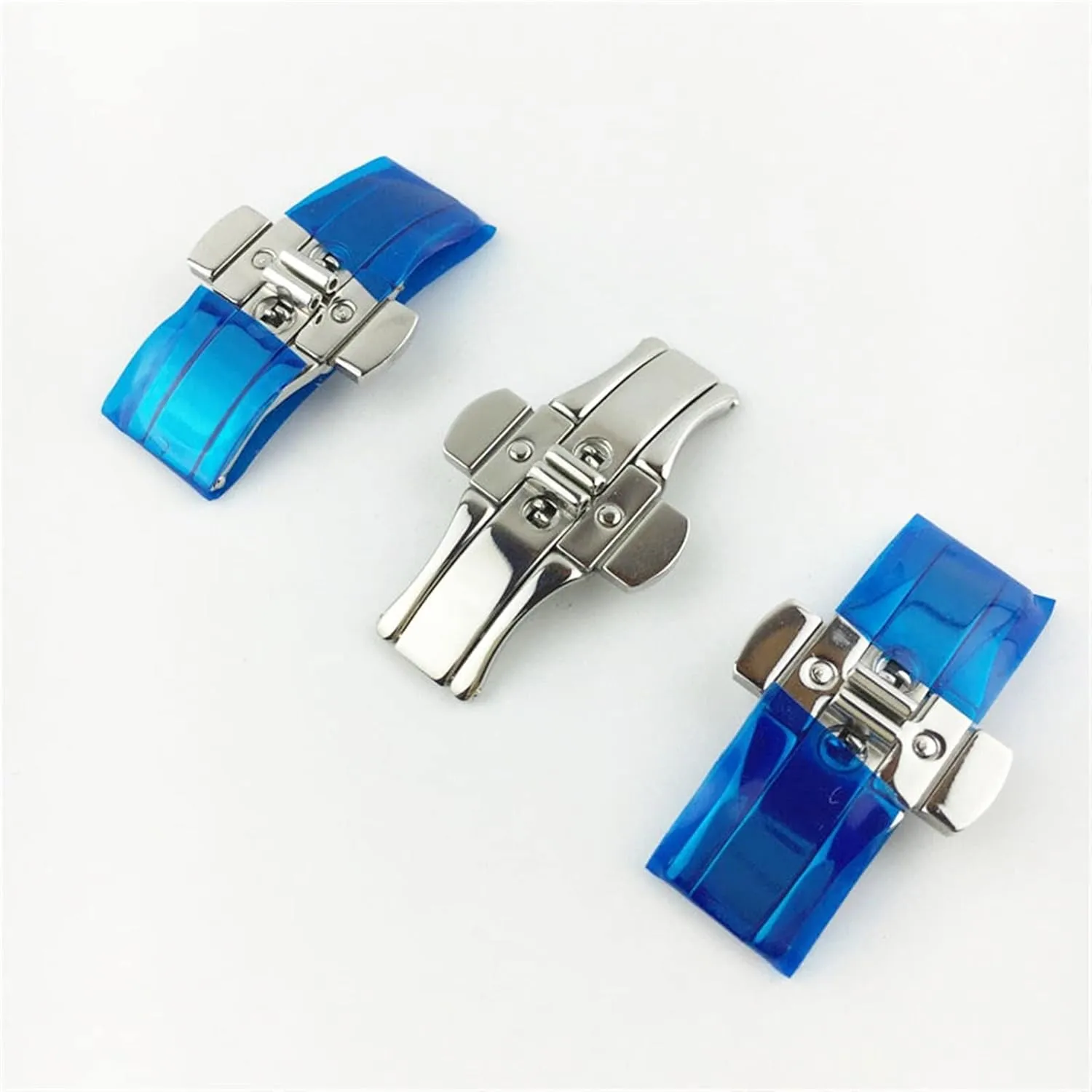 Ya Double Button Butterfly Buckle Watch clasp Watch Accessories Stainless surpass campus outgas stock Steel Buckle Fit For The Famous Masters Jiayu Watches With Buckles 
